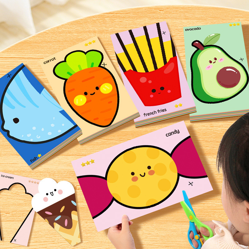 Baby Food Scissors - El Yapımı Kağıt Kesimleri İlginç Origami